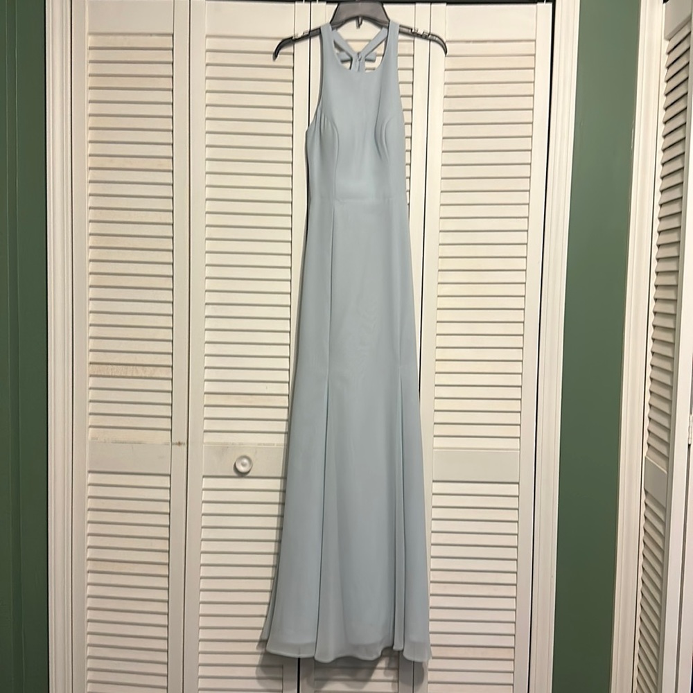 Azazie Bellatrix Mist Dress